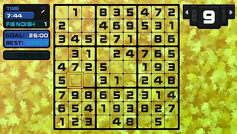 Go Sudoku screenshot 3 for PSP